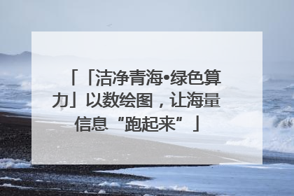 「洁净青海•绿色算力」以数绘图，让海量信息“跑起来”