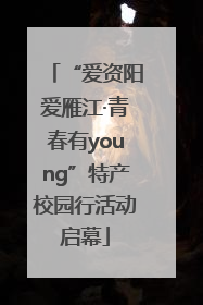 “爱资阳爱雁江·青春有young”特产校园行活动启幕
