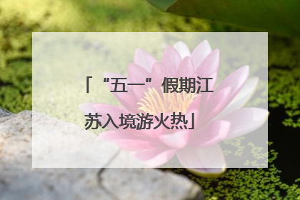 “五一”假期江苏入境游火热