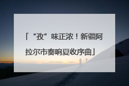 “孜”味正浓！新疆阿拉尔市奏响夏收序曲