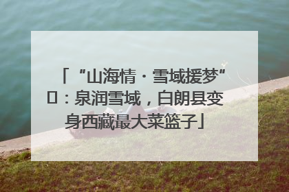 “山海情・雪域援梦”⑪：泉润雪域，白朗县变身西藏最大菜篮子
