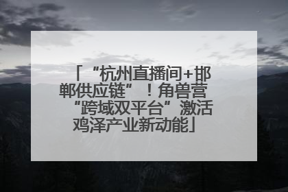 “杭州直播间+邯郸供应链”！角兽营“跨域双平台”激活鸡泽产业新动能