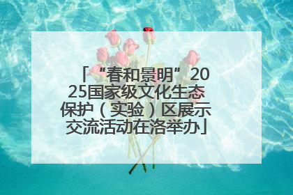 “春和景明”2025国家级文化生态保护（实验）区展示交流活动在洛举办