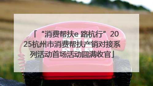 “消费帮扶e 路杭行”2025杭州市消费帮扶产销对接系列活动首场活动圆满收官