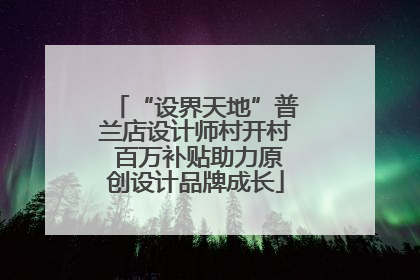 “设界天地”普兰店设计师村开村 百万补贴助力原创设计品牌成长