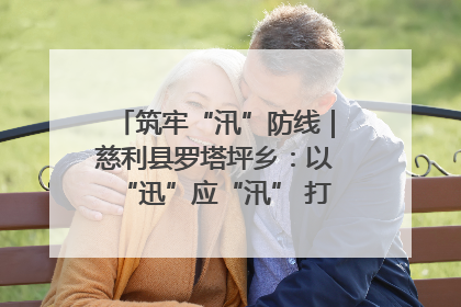 筑牢“汛”防线｜慈利县罗塔坪乡：以“迅”应“汛” 打赢暴雨防御战