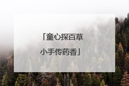 童心探百草 小手传药香