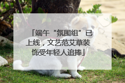 端午“氛围组”已上线，文艺范艾草装饰受年轻人追捧