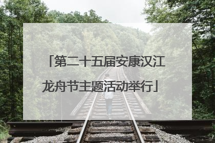 第二十五届安康汉江龙舟节主题活动举行