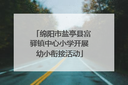 绵阳市盐亭县富驿镇中心小学开展幼小衔接活动
