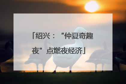绍兴：“仲夏奇趣夜”点燃夜经济