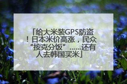 给大米装GPS防盗！日本米价高涨，民众“按克分饭”……还有人去韩国买米