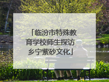 临汾市特殊教育学校师生探访乡宁紫砂文化