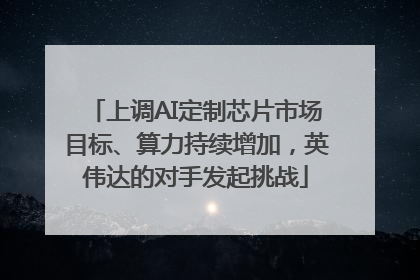 上调AI定制芯片市场目标、算力持续增加，英伟达的对手发起挑战