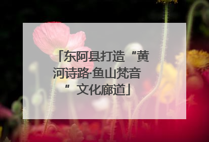东阿县打造“黄河诗路·鱼山梵音”文化廊道