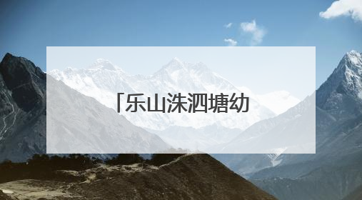 乐山洙泗塘幼儿园用爱与专业，为幼儿的美好明天保驾护航