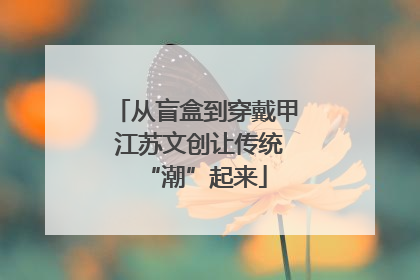 从盲盒到穿戴甲 江苏文创让传统“潮”起来