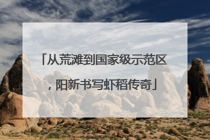 从荒滩到国家级示范区，阳新书写虾稻传奇