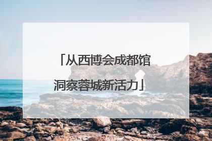 从西博会成都馆洞察蓉城新活力