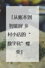 从账本到智能屏 乡村小店的“数字化”蝶变