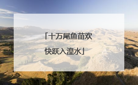 十万尾鱼苗欢快跃入湟水