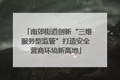 南郊街道创新“三维服务型监管”打造安全营商环境新高地