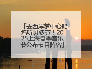 去西岸梦中心船坞听贝多芬！2025上海夏季音乐节公布节目阵容