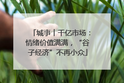 城事︱千亿市场：情绪价值满满，“谷子经济”不再小众