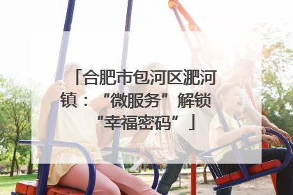 合肥市包河区淝河镇：“微服务”解锁“幸福密码”