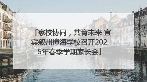 家校协同，共育未来 宜宾叙州樟海学校召开2025年春季学期家长会