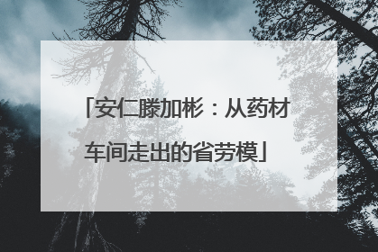 安仁滕加彬：从药材车间走出的省劳模