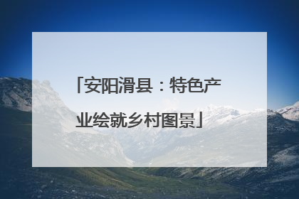 安阳滑县：特色产业绘就乡村图景