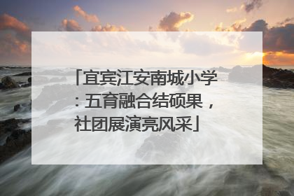宜宾江安南城小学：五育融合结硕果，社团展演亮风采