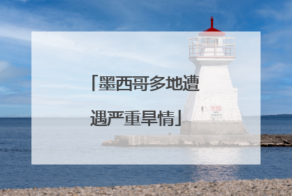墨西哥多地遭遇严重旱情