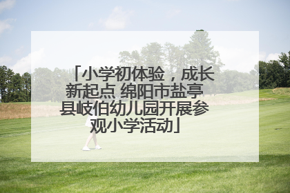 小学初体验，成长新起点 绵阳市盐亭县岐伯幼儿园开展参观小学活动