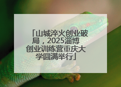 山城淬火创业破局，2025淄博创业训练营重庆大学圆满举行