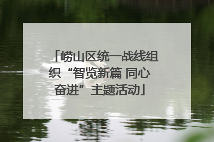 崂山区统一战线组织“智览新篇 同心奋进”主题活动