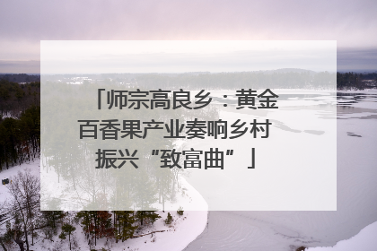师宗高良乡：黄金百香果产业奏响乡村振兴“致富曲”