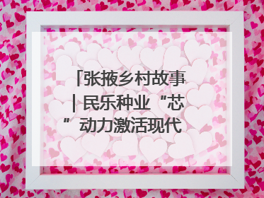张掖乡村故事｜民乐种业“芯”动力激活现代农业新活力