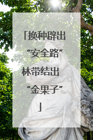换种辟出“安全路” 林带结出“金果子”