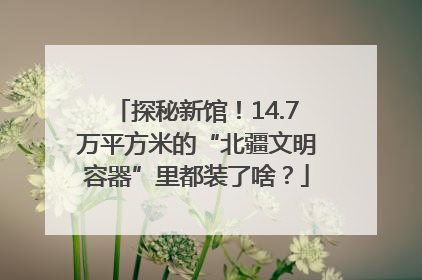 探秘新馆！14.7万平方米的“北疆文明容器”里都装了啥？