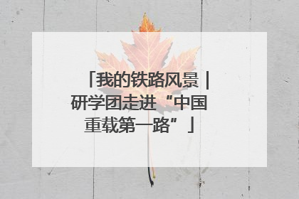 我的铁路风景｜研学团走进“中国重载第一路”