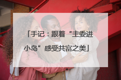 手记：跟着“主委进小岛”感受共富之美