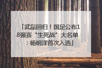 武磊回归！国足公布18强赛“生死战”大名单：杨明洋首次入选