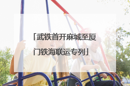 武铁首开麻城至厦门铁海联运专列