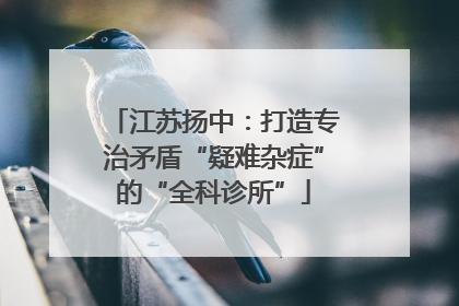 江苏扬中：打造专治矛盾“疑难杂症”的“全科诊所”