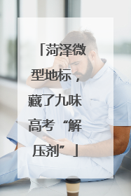菏泽微型地标，藏了九味高考“解压剂”