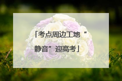 考点周边工地“静音”迎高考
