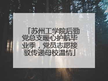 苏州工学院后勤党总支暖心护航毕业季，党员志愿接驳传递母校温情