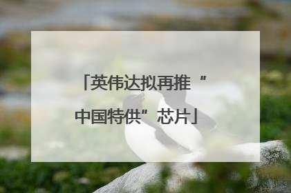 英伟达拟再推“中国特供”芯片